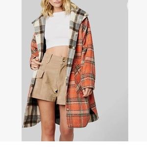 Blank NYC - Table Talk Reversible Plaid Jacket